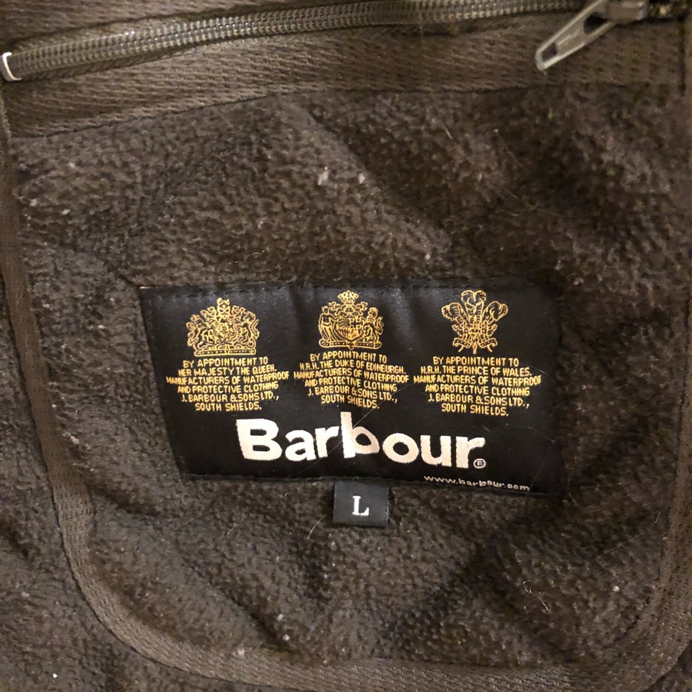 Men’s Barbour Jacket full canvas and matching vest - Picture 7 of 8